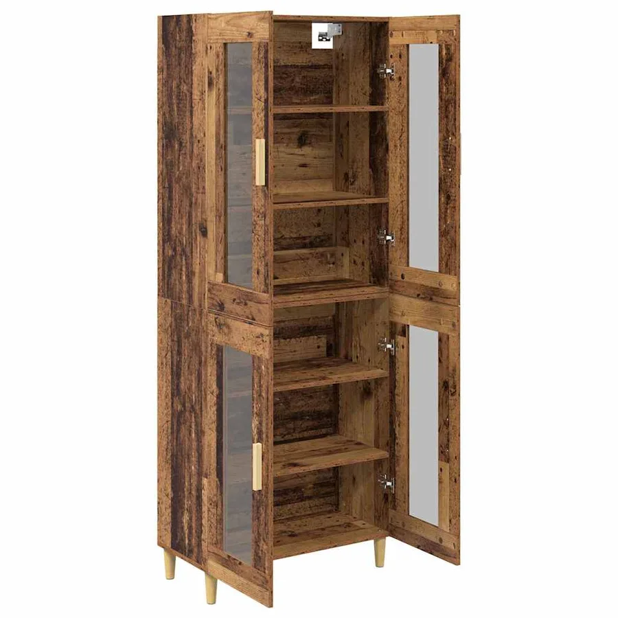 Haut Armoire Bois Ancien 69,5 x 34 x 180 cm Bois d'ingénierie - 5