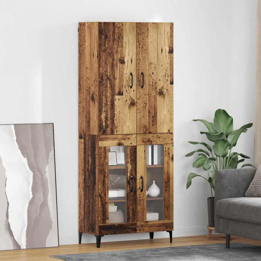 Haut Armoire Bois Ancien 69,5 x 34 x 180 cm Bois d'ingénierie