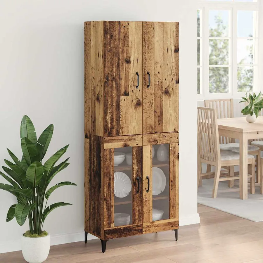 Haut Armoire Bois Ancien 69,5 x 34 x 180 cm Bois d'ingénierie - 4