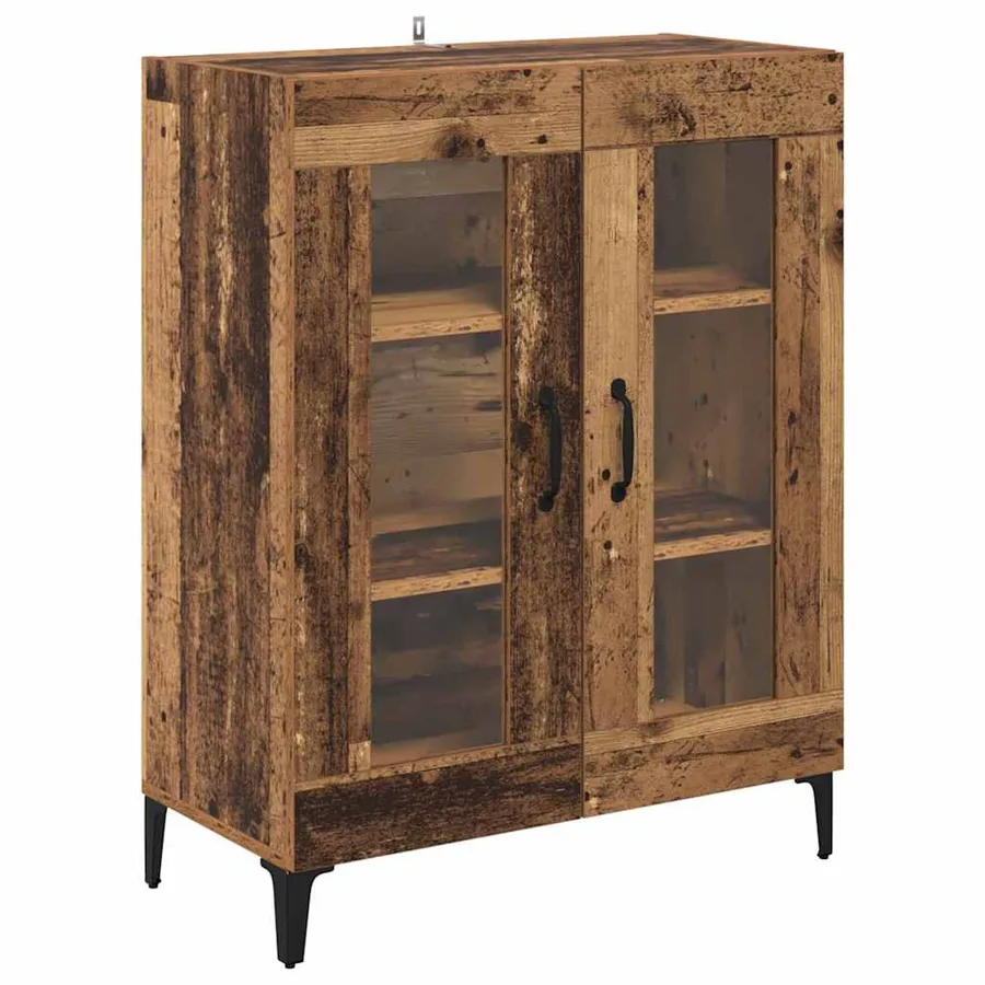 Haut Armoire Bois Ancien 69,5 x 34 x 180 cm Bois d'ingénierie - 6