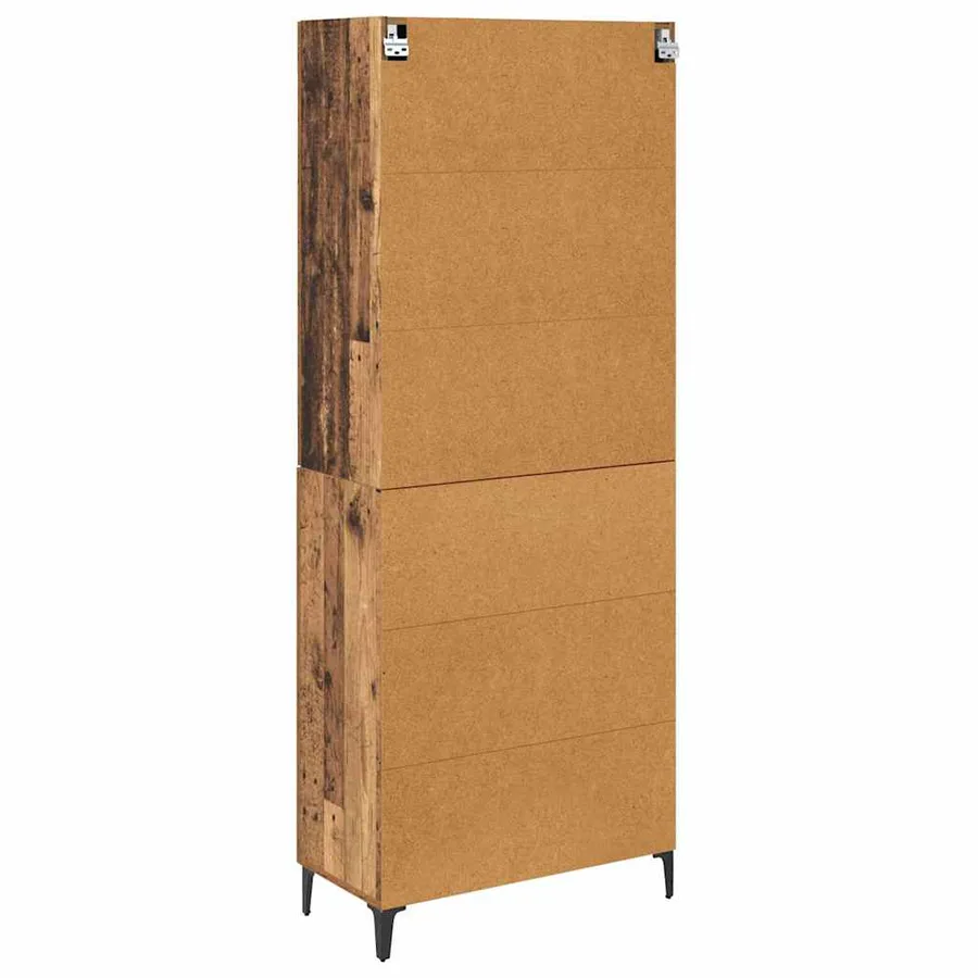 Haut Armoire Bois Ancien 69,5 x 34 x 180 cm Bois d'ingénierie - 8