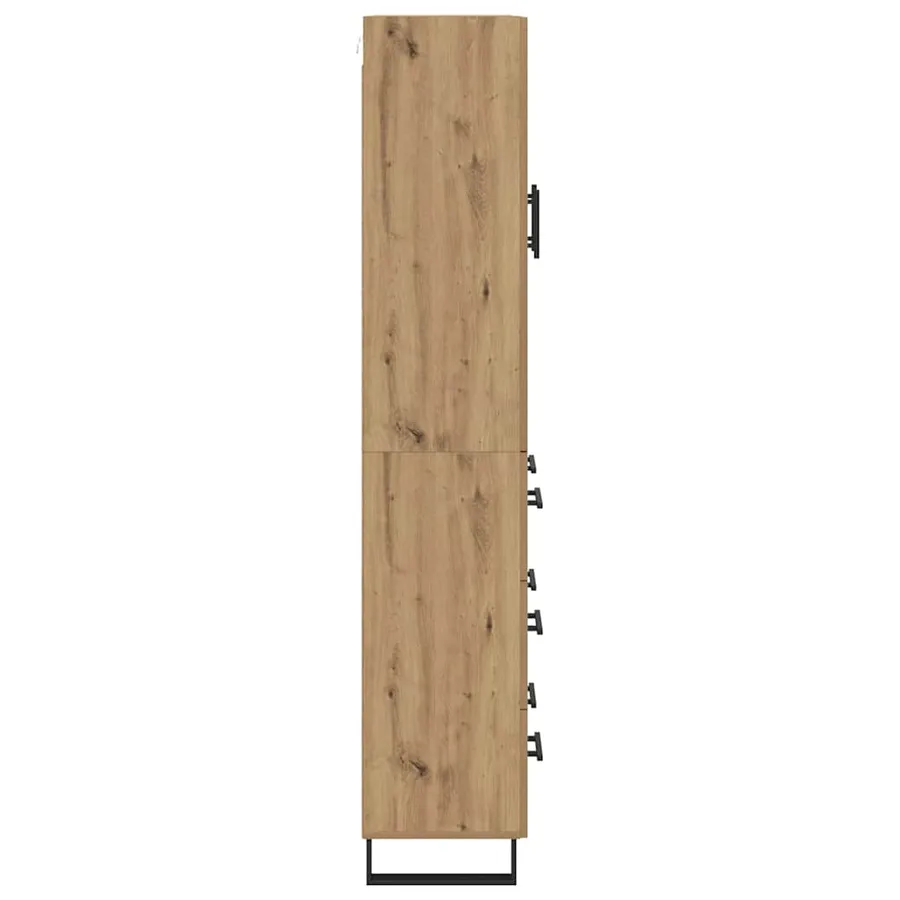 Haut Armoire 2 pcs Chêne artisanal 69,5 x 34 x 180 cm - 9