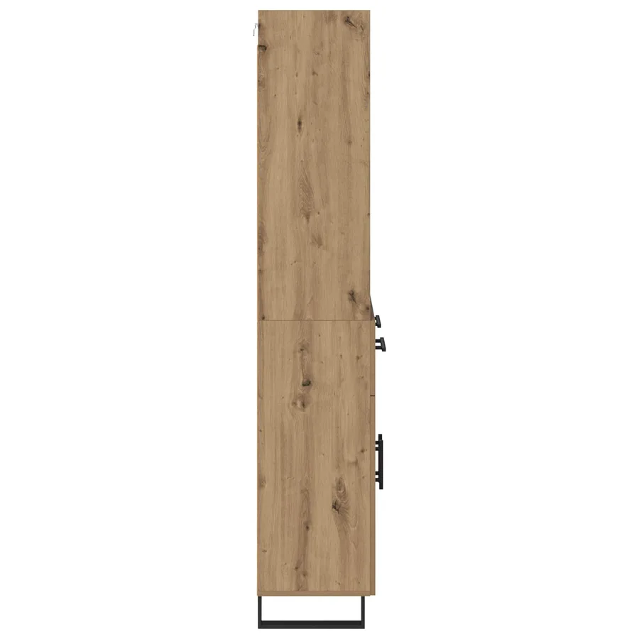 Haut Armoire 2 pcs Chêne artisanal 69,5 x 34 x 180 cm - 9