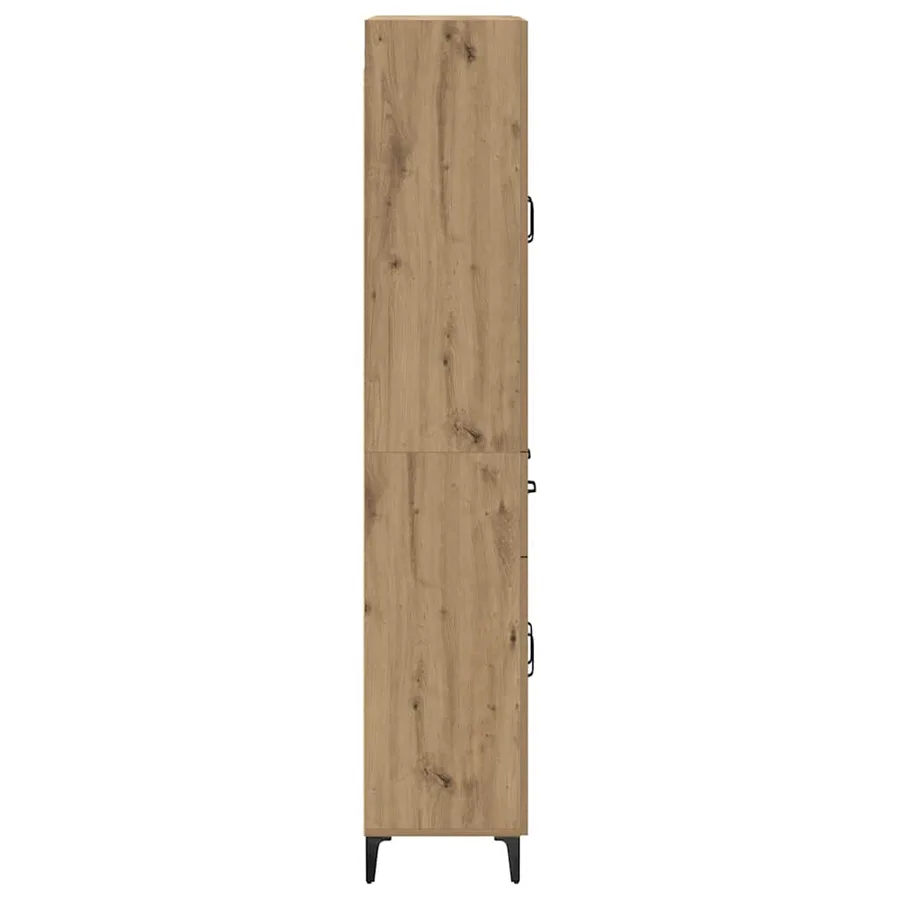 Haut Armoire Chêne artisanal 69,5 x 34 x 180 cm - 9