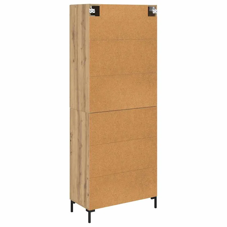 Haut Armoire 2 pcs Chêne artisanal 69,5 x 34 x 180 cm - 10