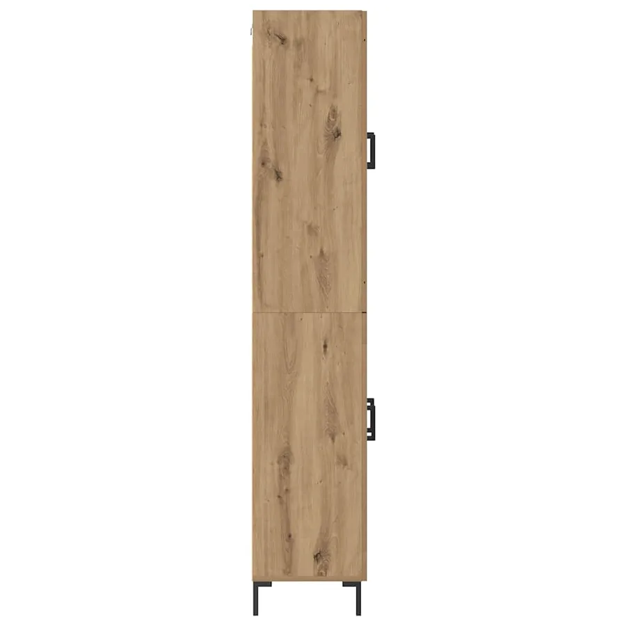 Haut Armoire 2 pcs Chêne artisanal 69,5 x 34 x 180 cm - 9