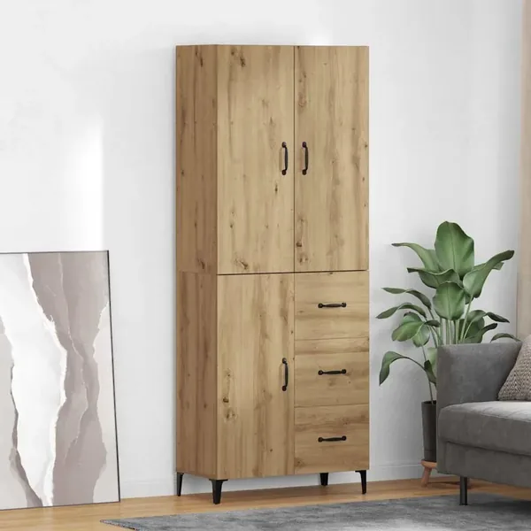 Haut Armoire Chêne artisanal 69,5 x 34 x 180 cm