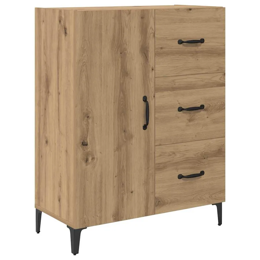 Haut Armoire Chêne artisanal 69,5 x 34 x 180 cm - 6