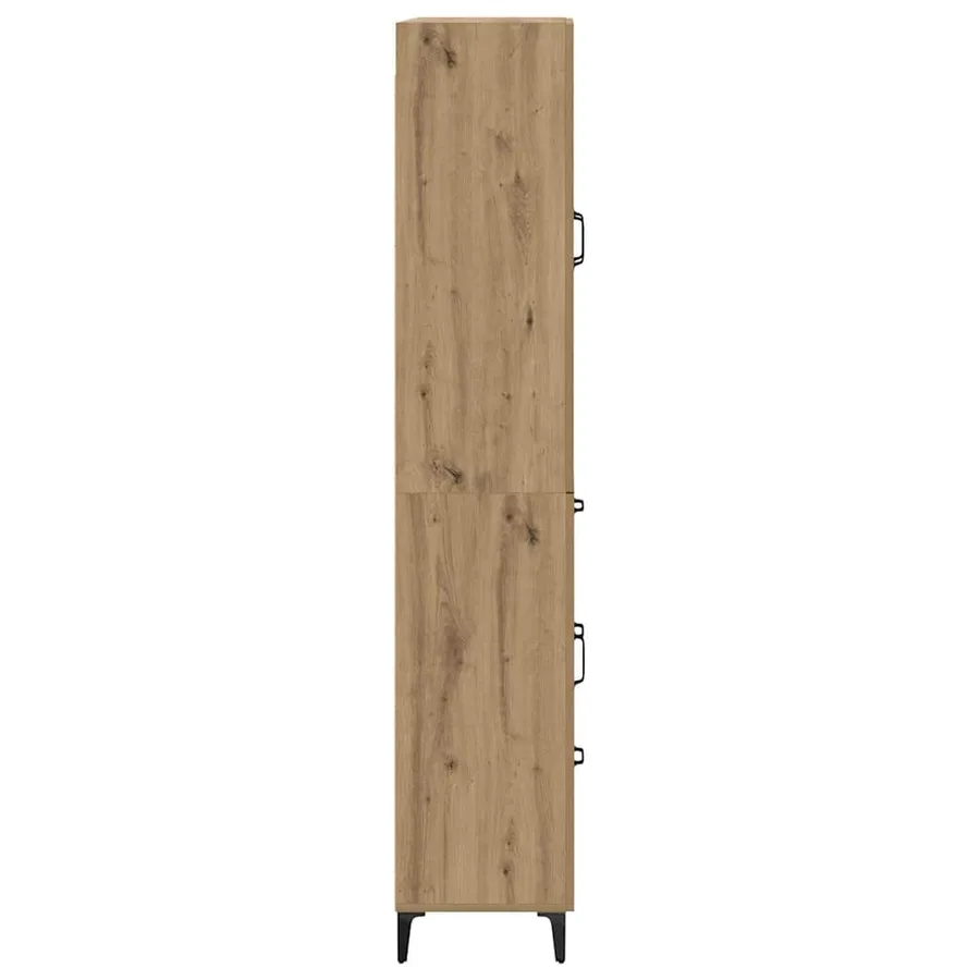 Haut Armoire Chêne artisanal 69,5 x 34 x 180 cm - 9