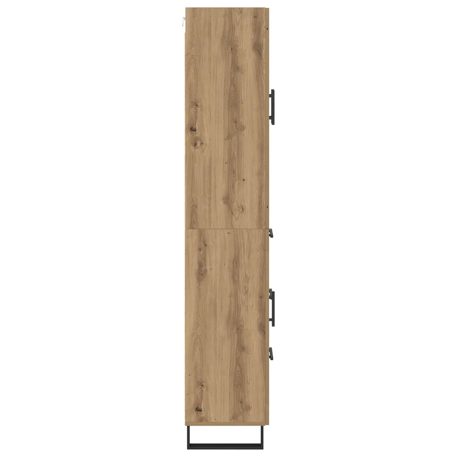 Haut Armoire 2 pcs Chêne artisanal 69,5 x 34 x 180 cm - 9