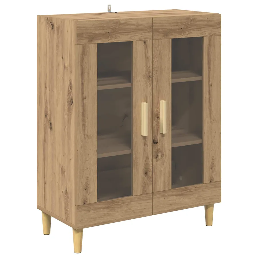 Haut Armoire Chêne artisanal 69,5 x 32,5 x 180 cm - 6