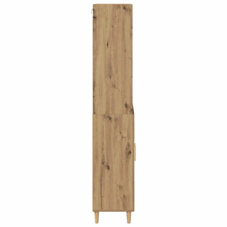 Haut Armoire Chêne artisanal 69,5 x 32,5 x 180 cm - 9