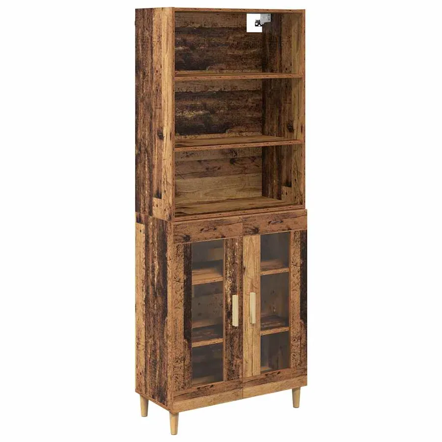 Haut Armoire Bois Ancien 69,5 x 32,5 x 180 cm Bois d'ingénierie - 2