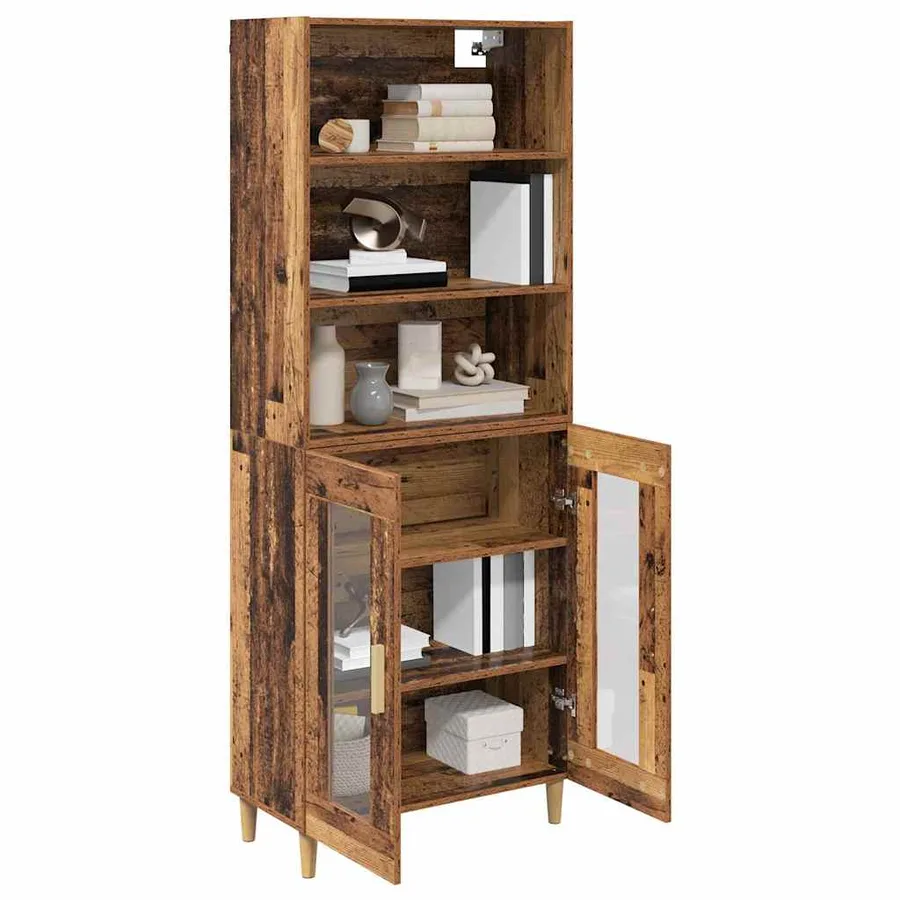 Haut Armoire Bois Ancien 69,5 x 32,5 x 180 cm Bois d'ingénierie - 3