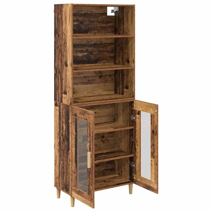 Haut Armoire Bois Ancien 69,5 x 32,5 x 180 cm Bois d'ingénierie - 5