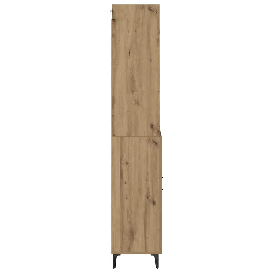 Haut Armoire Chêne artisanal 69,5 x 34 x 180 cm - 9