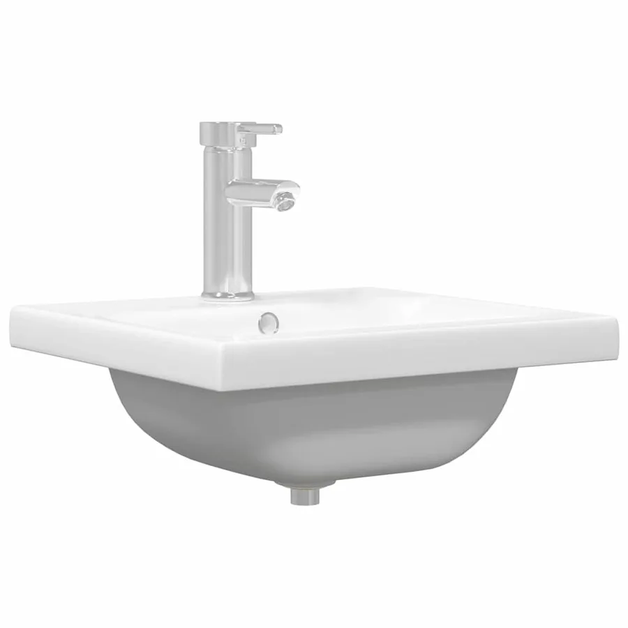 Meuble de Lavabo de Salle de Bain Chêne noir 41 x 38,5 x 48 cm - 6
