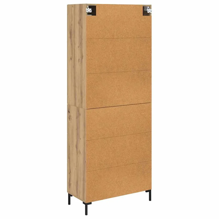 Haut Armoire 2 pcs Chêne artisanal 69,5 x 34 x 180 cm - 10