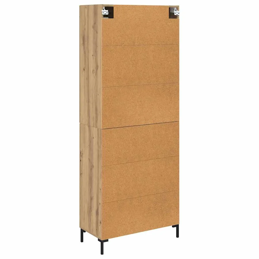 Haut Armoire 2 pcs Chêne artisanal 69,5 x 34 x 180 cm - 8