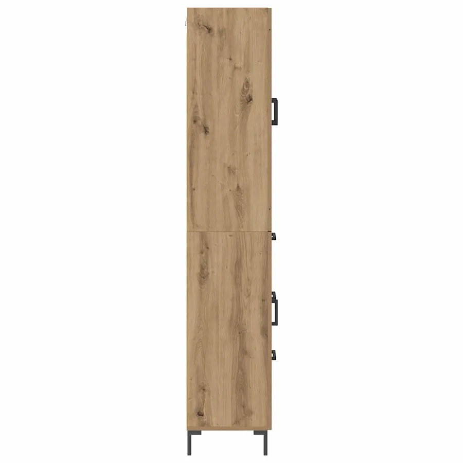 Haut Armoire 2 pcs Chêne artisanal 69,5 x 34 x 180 cm - 9