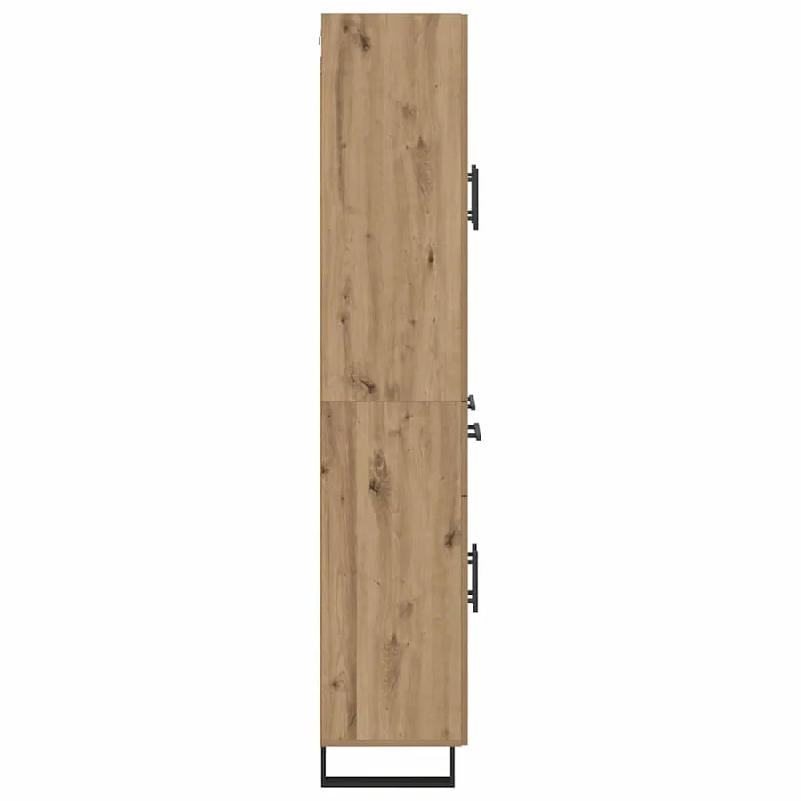 Haut Armoire 2 pcs Chêne artisanal 69,5 x 34 x 180 cm - 9