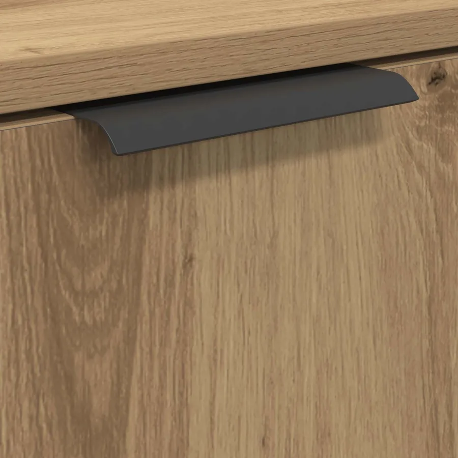 Ensemble de mobilier de salle de bain 4 pc Chêne artisanal - 12