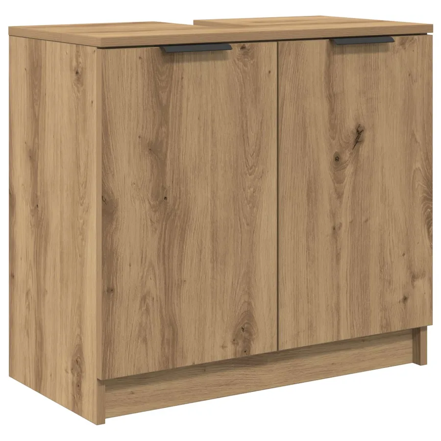 Ensemble de mobilier de salle de bain 4 pc Chêne artisanal - 6