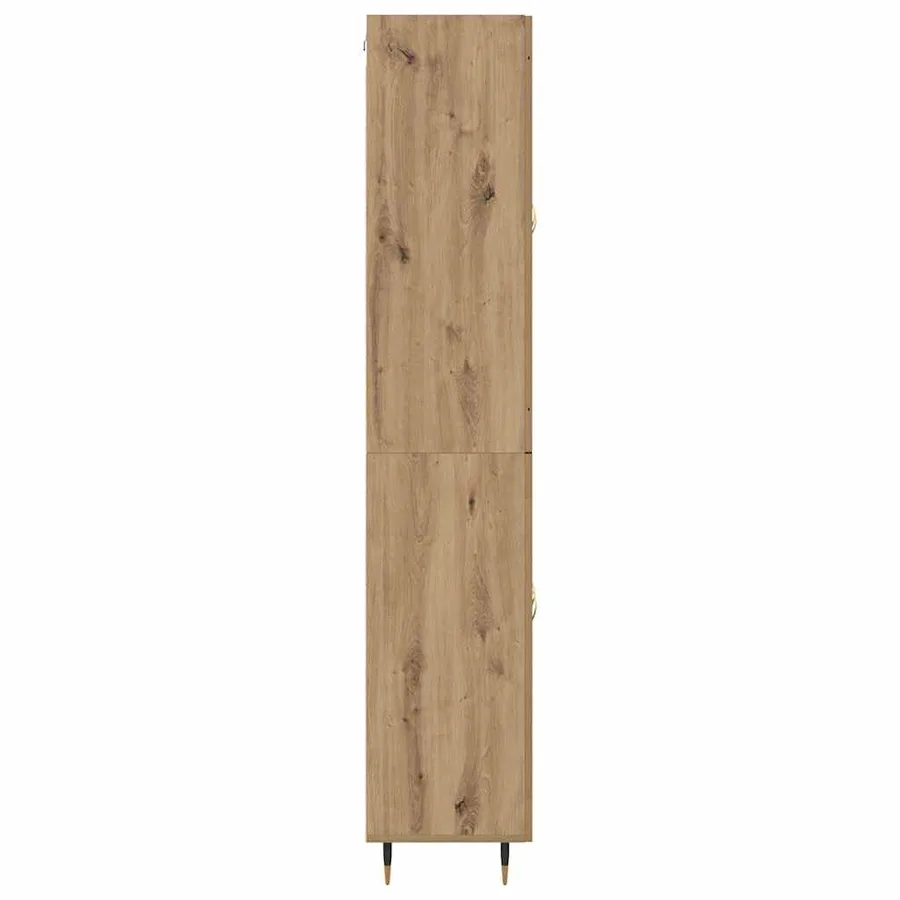 Haut Armoire 2 pcs Chêne artisanal 69,5 x 34 x 180 cm - 9