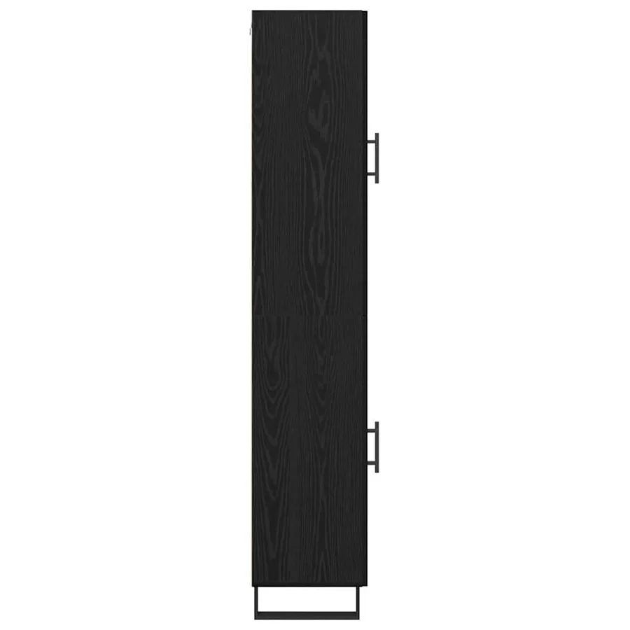 Haut Armoire Chêne noir 34,5 x 34 x 180 cm Bois d'ingénierie - 9