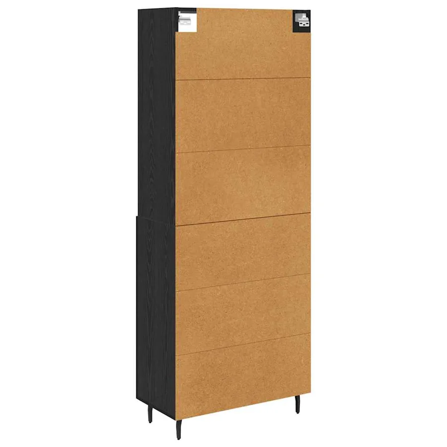 Haut Armoire Chêne noir 69,5 x 34 x 180 cm - 10