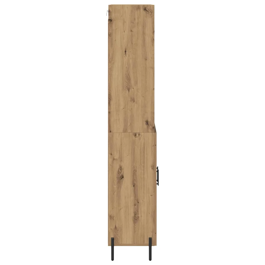 Haut Armoire Chêne artisanal 69,5 x 32,5 x 180 cm - 9