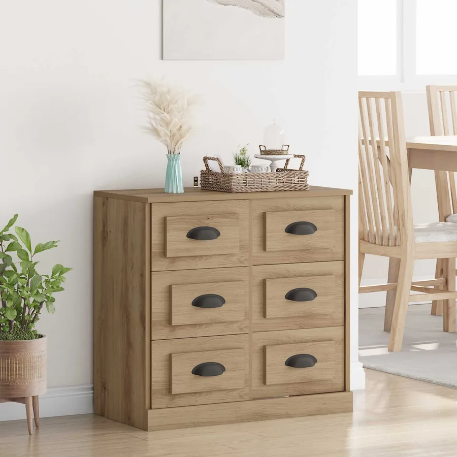 Buffet Chêne artisanal 70 x 35,5 x 67,5 cm Bois d'ingénierie
