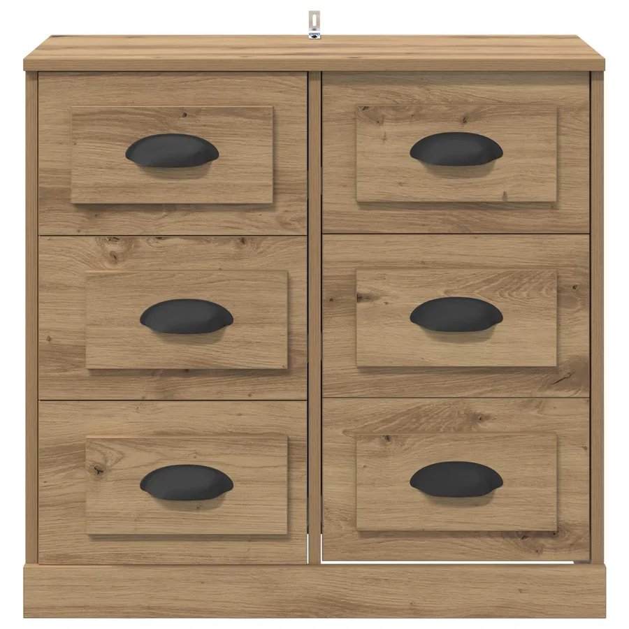 Buffet Chêne artisanal 70 x 35,5 x 67,5 cm Bois d'ingénierie - 6