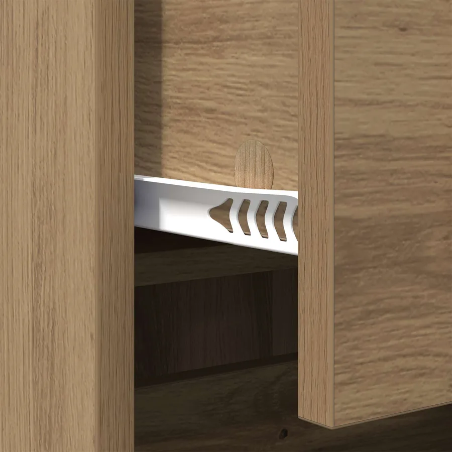 Buffet Chêne artisanal 70 x 35,5 x 67,5 cm Bois d'ingénierie - 9