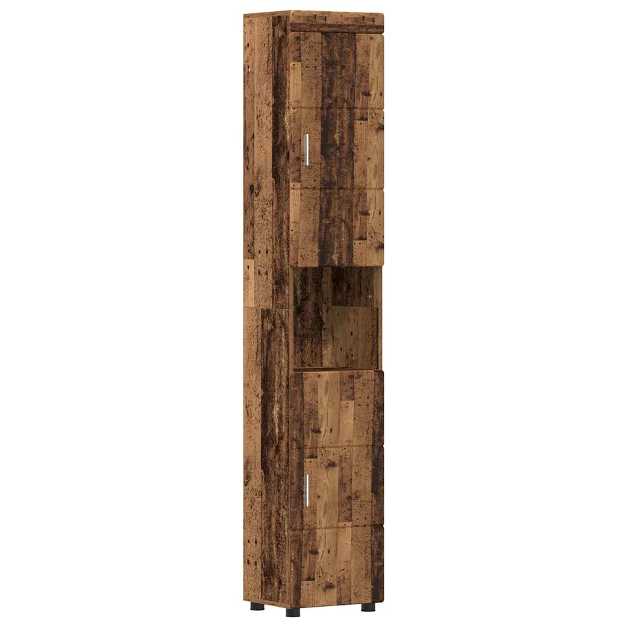 Ensemble d'armoire de salle de bain TULUM Bois ancien - 2