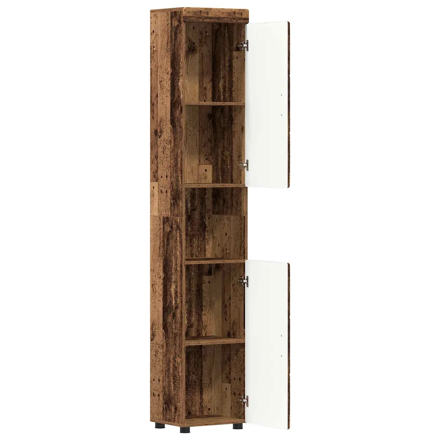 Ensemble d'armoire de salle de bain TULUM Bois ancien - 5