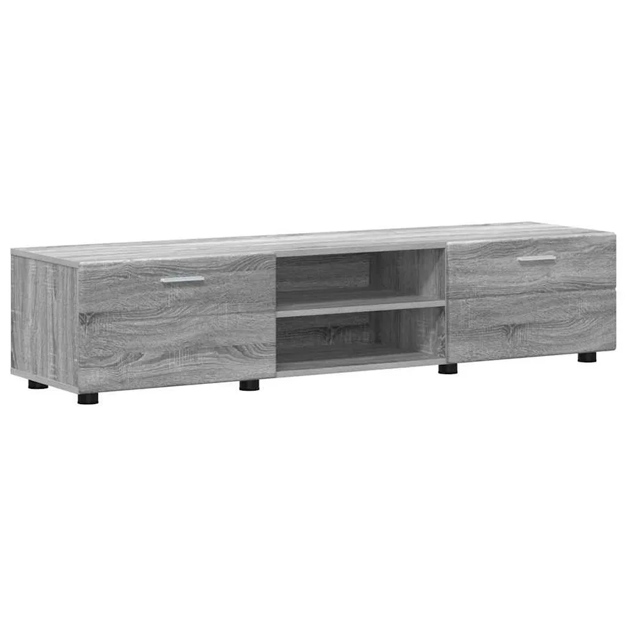 Ensemble meuble TV FLORIN 3 pcs Gris Sonoma Bois d'ingénierie - 7