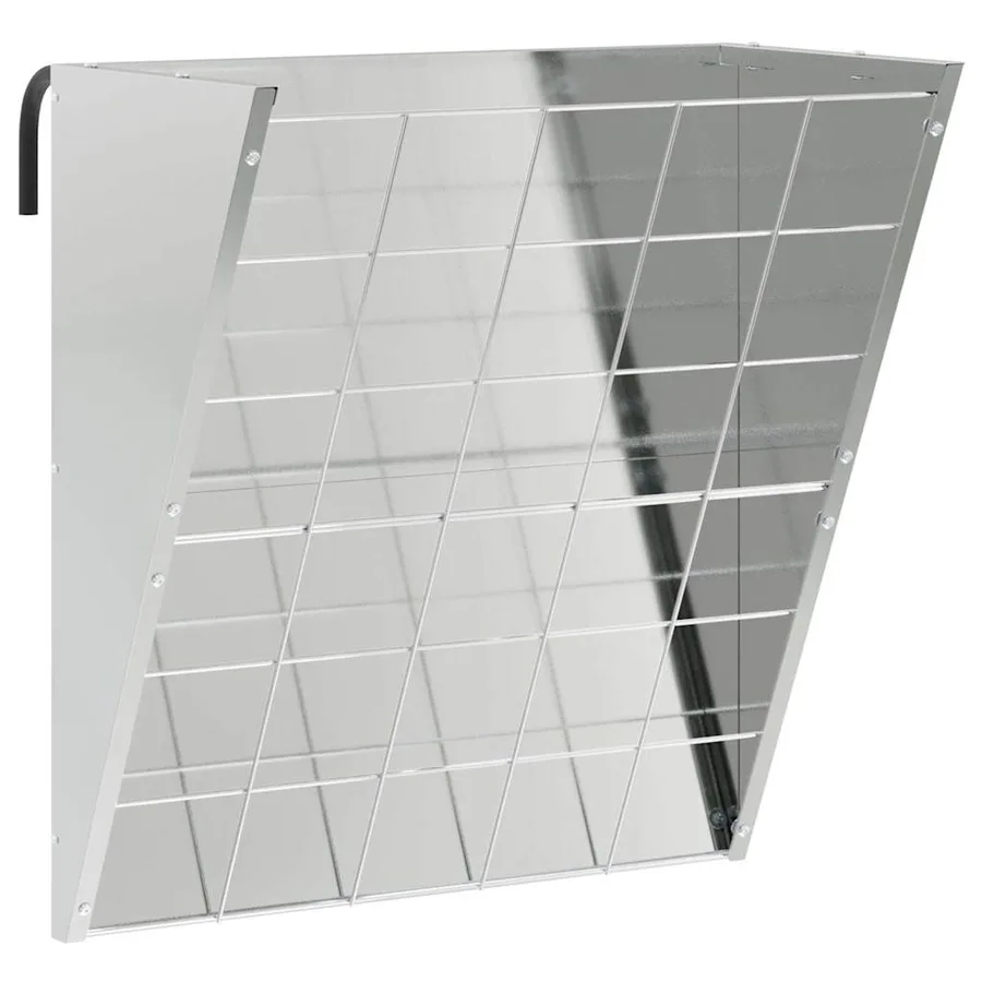Râtelier à foin suspendu Argent 61 x 33 x 66 cm Acier galvanisé - 2