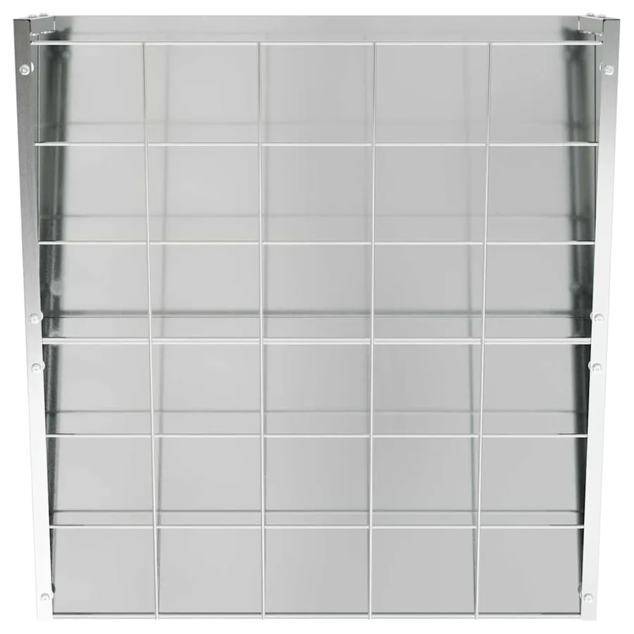 Râtelier à foin suspendu Argent 61 x 33 x 66 cm Acier galvanisé - 5