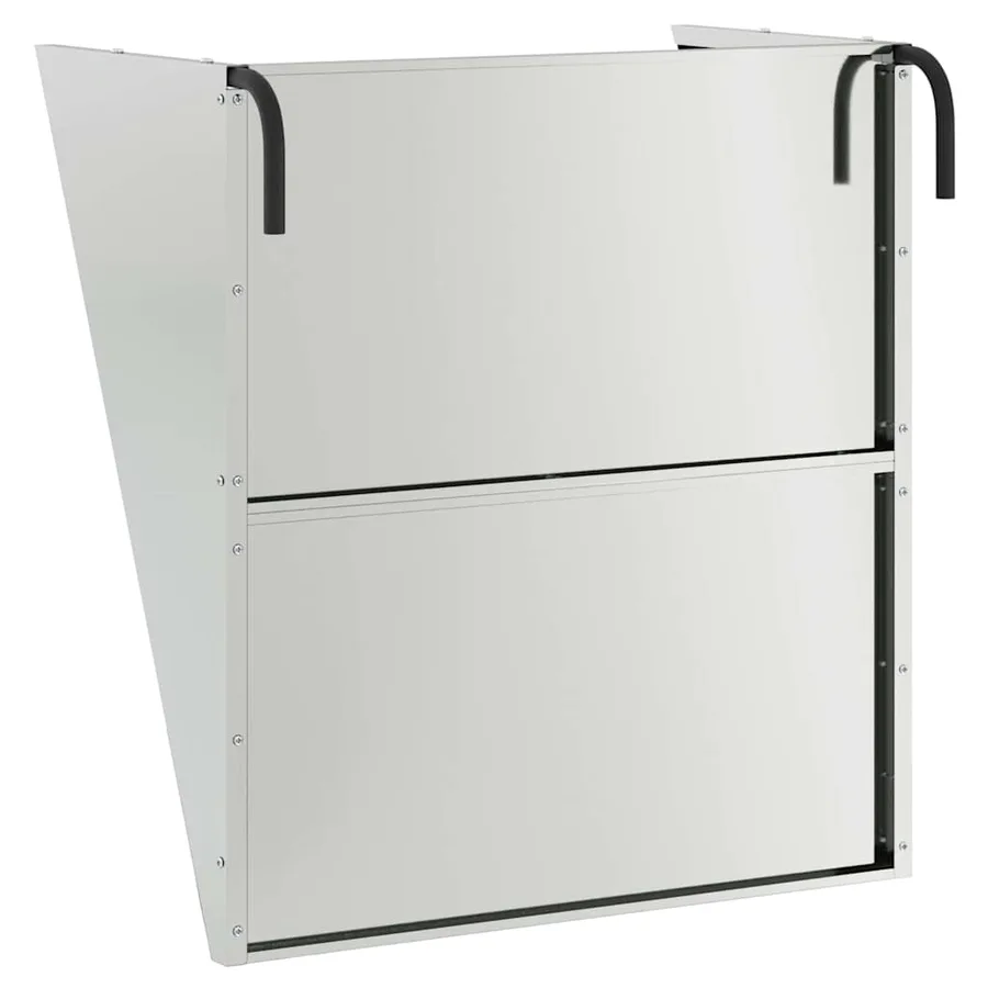 Râtelier à foin suspendu Argent 61 x 33 x 66 cm Acier galvanisé - 7