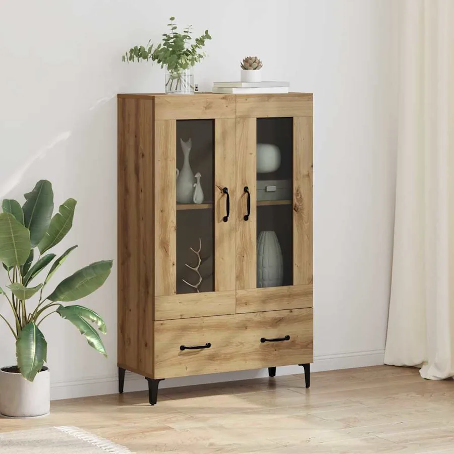 Haut Armoire Chêne artisanal 70 x 31 x 115 cm