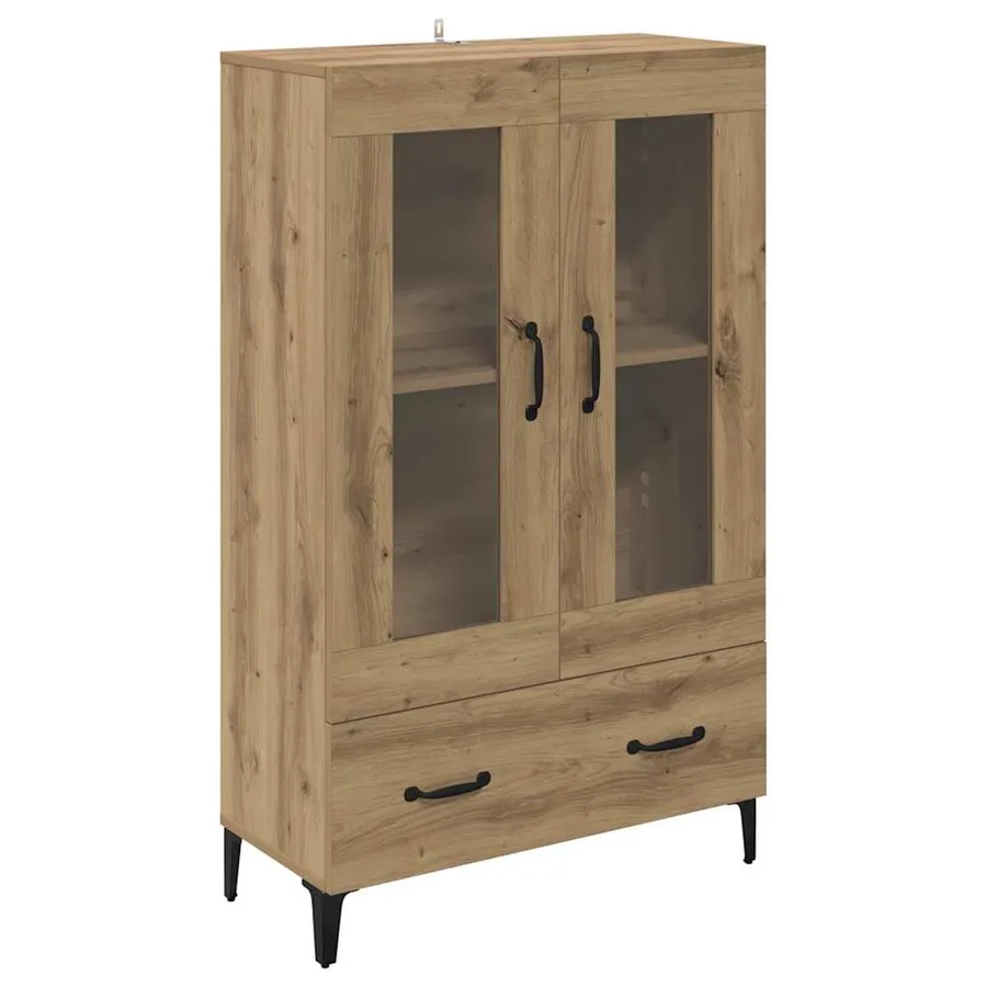 Haut Armoire Chêne artisanal 70 x 31 x 115 cm - 2