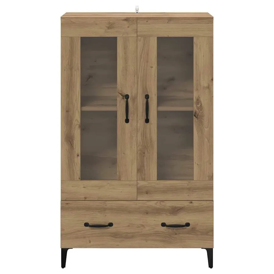 Haut Armoire Chêne artisanal 70 x 31 x 115 cm - 6