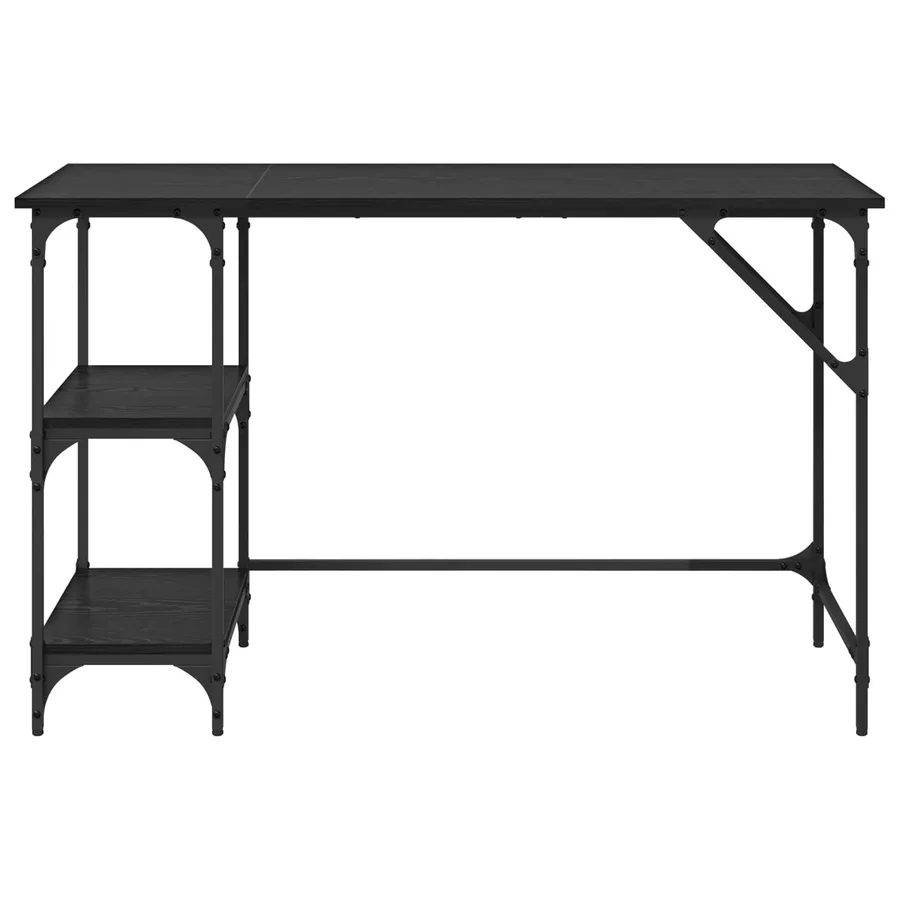 Bureau Chêne noir 120 x 50 x 75 cm Bois d'ingénierie - 5