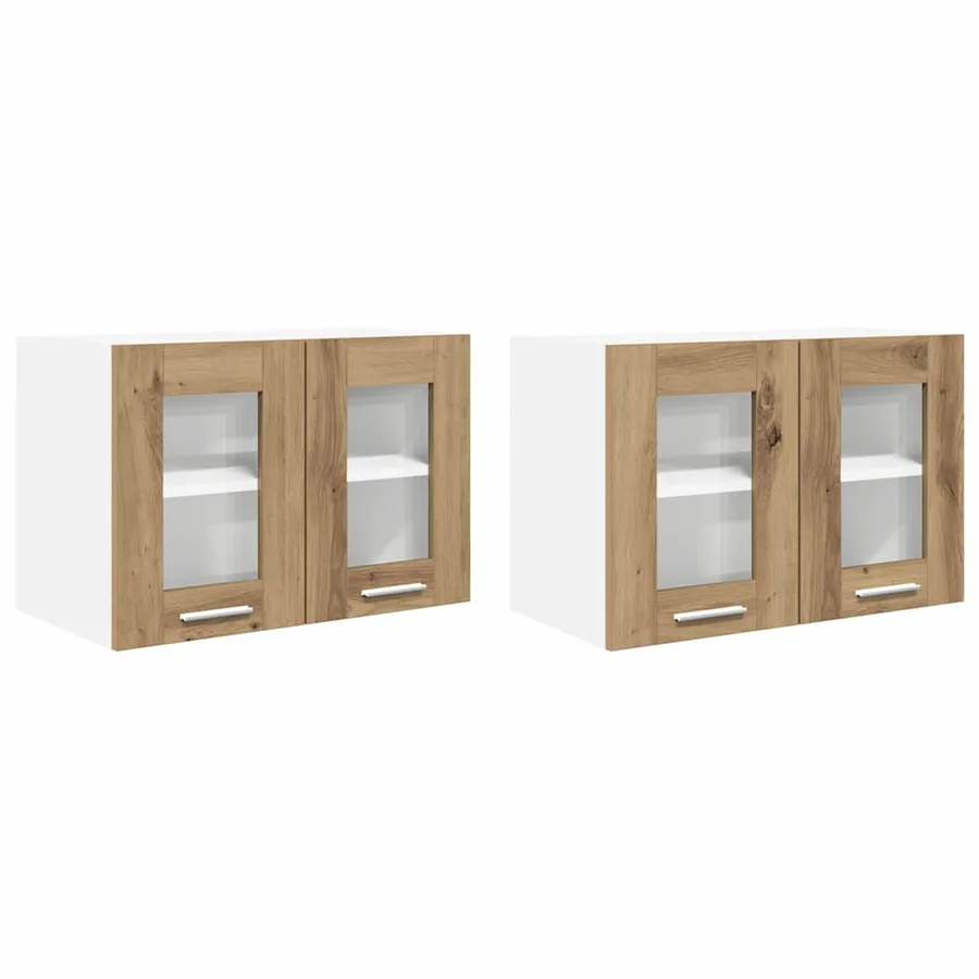 Armoire suspendue Riga 2 pcs Chêne artisanal 60 x 31 x 40 cm - 2