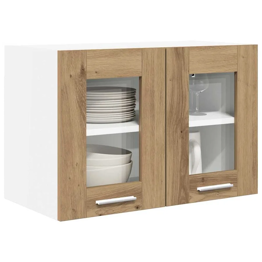 Armoire suspendue Riga 2 pcs Chêne artisanal 60 x 31 x 40 cm - 3