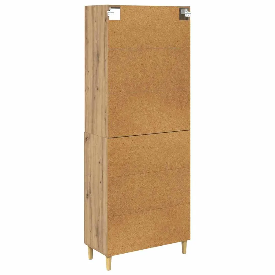 Haut Armoire Chêne artisanal 69,5 x 34 x 180 cm - 10