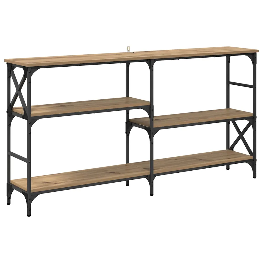 Table console Chêne artisanal 150 x 29 x 76,5 cm - 2