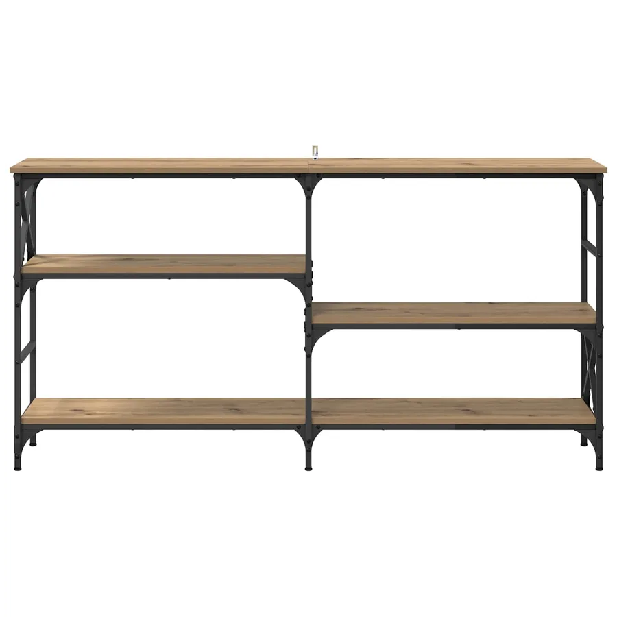 Table console Chêne artisanal 150 x 29 x 76,5 cm - 5