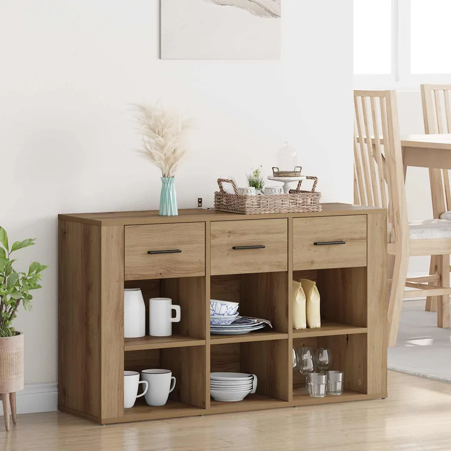 Buffet Chêne artisanal 100 x 30 x 59,5 cm Bois d'ingénierie